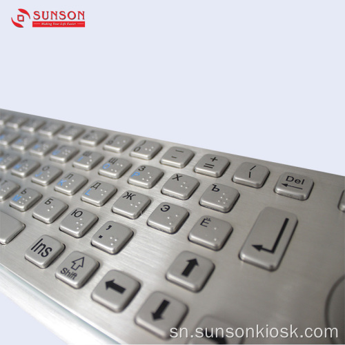 Anti-mhirizhonga Metal Keyboard ine Track Bhora